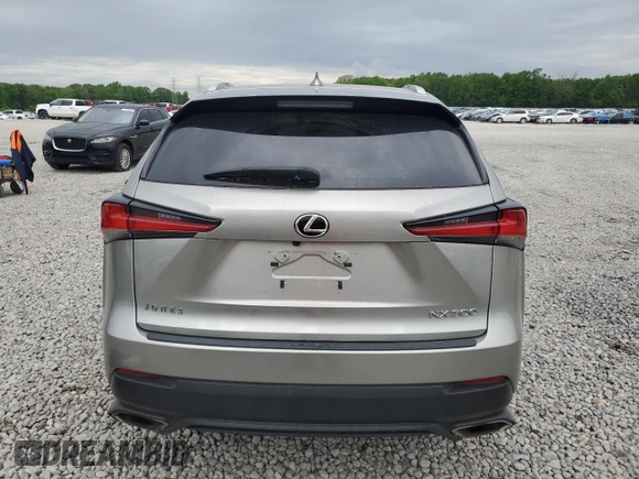 2020 Lexus NX 300 with VIN JTJAARBZ3L5003285, listed as a Copart auction lot 53977335 with 80,316 mi miles and Salvage title. Bid and sale history available at DreamBid. Image 6.