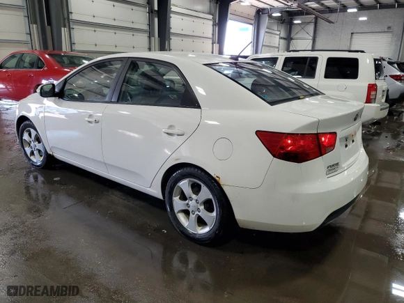 2010 Kia Forte EX with VIN KNAFU4A2XA5079751, listed as a Copart auction lot 46519705 with 112,041 mi miles and Clean Title. Bid and sale history available at carsss.com. Image 2.