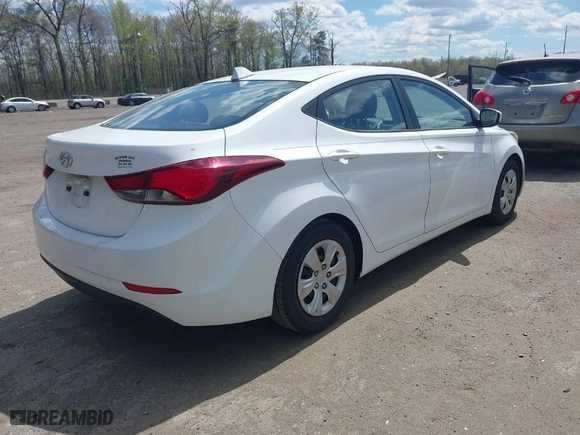 2016 Hyundai Elantra SE with VIN 5NPDH4AE4GH683961, listed as a IAAI auction lot 42048553 with 127,585 mi miles. Bid and sale history available at carsss.com. Image 4.