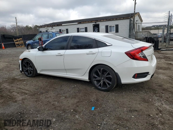 2019 Honda Civic Sport with VIN 19XFC2F88KE201021, listed as a Copart auction lot 50538065 with 104,321 mi miles and Salvage title. Bid and sale history available at DreamBid. Image 2.