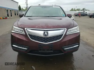 2014 Acura MDX Technology with VIN 5FRYD4H41EB028323, listed as a Copart auction lot 56938365 with Not provided miles and Salvage title. Bid and sale history available at DreamBid. Image 5.