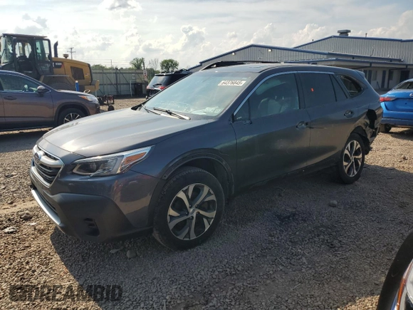 2021 Subaru Outback Limited with VIN 4S4BTANC3M3219222, listed as a Copart auction lot 64376845 with 77,825 mi miles and Salvage title. Bid and sale history available at DreamBid. Image 1.