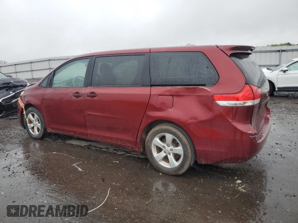 2014 Toyota Sienna L with VIN 5TDZK3DC3ES435347, listed as a Copart auction lot 52645335 with 176,370 mi miles and Clean Title. Bid and sale history available at carsss.com. Image 2.
