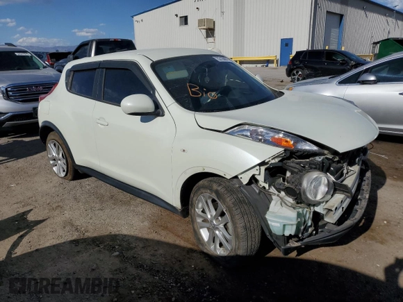 2012 Nissan Juke S with VIN JN8AF5MR3CT113909, listed as a Copart auction lot 53168675 with 0 mi miles and Salvage Title. Bid and sale history available at carsss.com. Image 4.