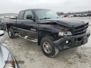2001 Dodge Ram 2500 with VIN 1B7KF23661J187680, listed as a Copart auction lot 43448855 with 0 mi miles and Clean Title. Bid and sale history available at carsss.com. Image 4.