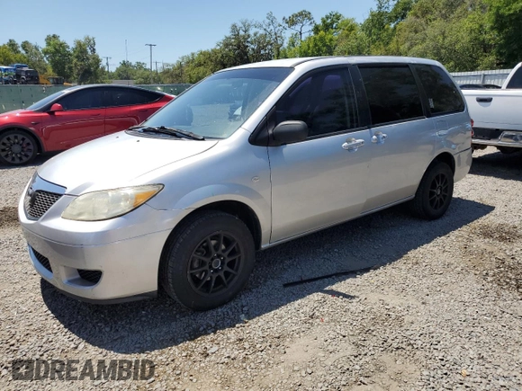 2005 Mazda MPV LX with VIN JM3LW28AX50550048, listed as a Copart auction lot 52915715 with 111,282 mi miles and Salvage title. Bid and sale history available at DreamBid. Image 1.
