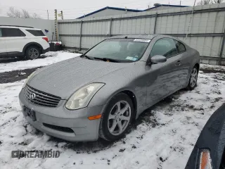 2006 Infiniti G35 Coupe with VIN JNKCV54E36M719048, listed as a Copart auction lot 83320084 with 177,353 mi miles and Salvage Title. Bid and sale history available at carsss.com. Image 1.