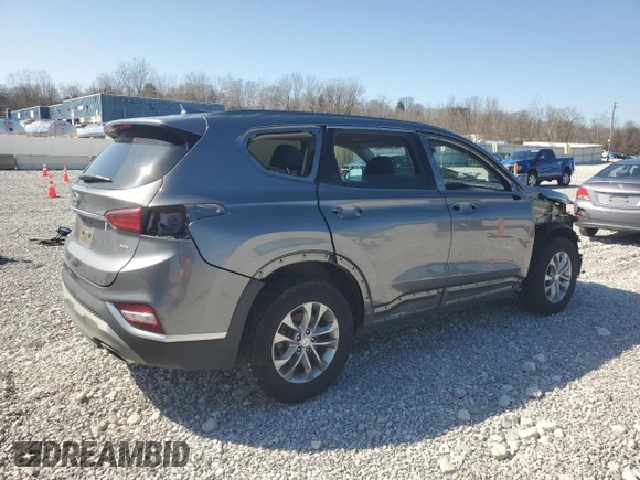 2020 Hyundai Santa Fe SEL with VIN 5NMS3CAD2LH148108, listed as a Copart auction lot 51087885 with 54,522 mi miles and Salvage Title. Bid and sale history available at carsss.com. Image 3.