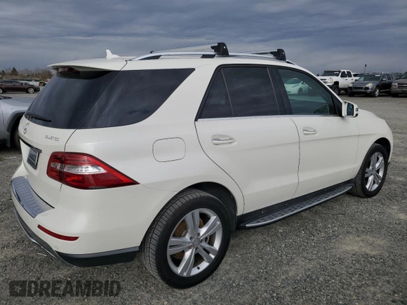 2013 Mercedes-Benz M 350 with VIN 4JGDA2EBXDA190017, listed as a Copart auction lot 45425185 with 169,123 mi miles and Clean Title. Bid and sale history available at carsss.com. Image 3.