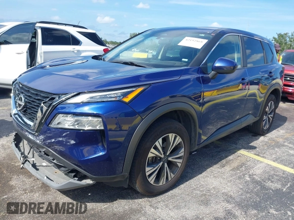 2023 Nissan Rogue SV with VIN 5N1BT3BB9PC794095, listed as a IAAI auction lot 42192868 with 54,503 mi miles. Bid and sale history available at carsss.com. Image 17.