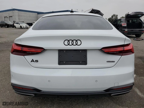 2022 Audi A5 Sportback S line Premium Plus with VIN WAUFACF50NA016404, listed as a Copart auction lot 76736434 with NaN miles and Salvage Title. Bid and sale history available at carsss.com. Image 6.