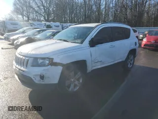 2017 Jeep Compass Sport SE with VIN 1C4NJCBA5HD124764, listed as a Copart auction lot 86616914 with 148,234 mi miles and Salvage title. Bid and sale history available at DreamBid. Image 1.