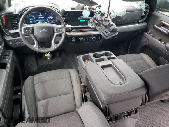2023 Chevrolet Silverado 1500 LT Trail Boss with VIN 3GCPDFEK7PG106497, listed as a Copart auction lot 75603264 with 28,970 mi miles and Salvage Title. Bid and sale history available at DreamBid. Image 8.