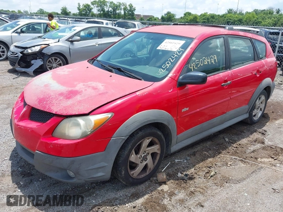 2004 Pontiac Vibe with VIN 5Y2SL62874Z411841, listed as a IAAI auction lot 42502429 with 238,276 mi miles and . Bid and sale history available at DreamBid. Image 2.