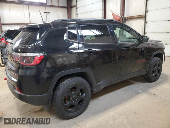 2023 Jeep Compass Trailhawk with VIN 3C4NJDDNXPT506660, listed as a Copart auction lot 56154445 with 92,473 mi miles and Salvage title. Bid and sale history available at DreamBid. Image 3.