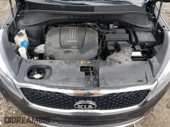 2017 Kia Sorento EX with VIN 5XYPHDA51HG222464, listed as a Copart auction lot 58585465 with 80,401 mi miles and Salvage title. Bid and sale history available at DreamBid. Image 11.