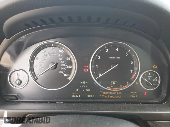 2012 BMW 5 Series 528i xDrive with VIN WBAXH5C50CDW06761, listed as a Copart auction lot 55281275 with 87,871 mi miles and Clean Title. Bid and sale history available at DreamBid. Image 9.