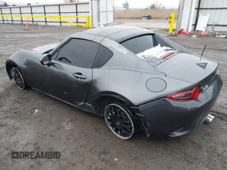 2017 Mazda MX-5 Miata RF Grand Touring with VIN JM1NDAM72H0101026, listed as a IAAI auction lot 41296441 with 79,286 mi miles. Bid and sale history available at carsss.com. Image 3.