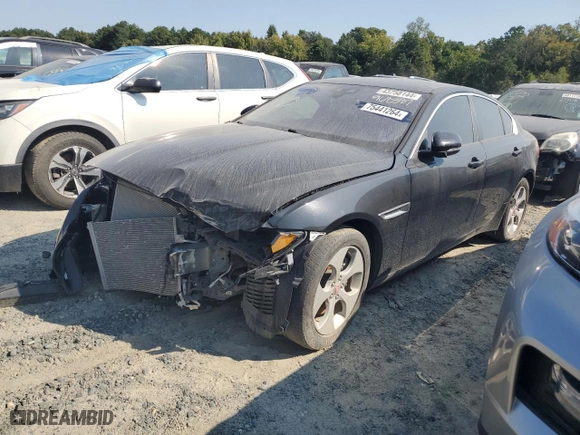 2017 Jaguar XE 20d with VIN SAJAR4BN9HA968387, listed as a Copart auction lot 75441264 with 35,094 mi miles and Salvage Title. Bid and sale history available at carsss.com. Image 1.