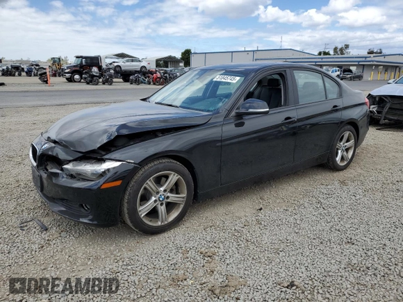 2014 BMW 3 Series 328i with VIN WBA3C1C53EK117372, listed as a Copart auction lot 51845745 with 96,336 mi miles and Salvage Title. Bid and sale history available at carsss.com. Image 1.