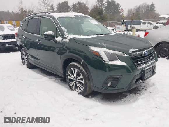 2022 Subaru Forester Limited with VIN JF2SKAPC8NH511040, listed as a IAAI auction lot 41505442 with 15,663 mi miles. Bid and sale history available at carsss.com. Image 1.
