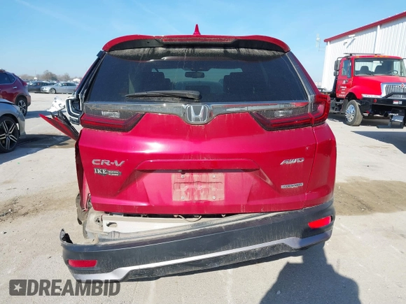 2022 Honda CR-V Touring with VIN 7FARW2H97NE013653, listed as a IAAI auction lot 41884500 with 53,195 mi miles. Bid and sale history available at carsss.com. Image 16.