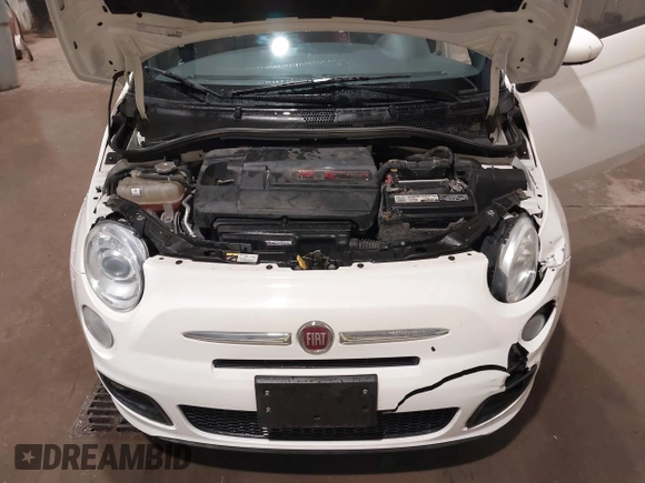 2013 FIAT 500 Sport with VIN 3C3CFFBR7DT754097, listed as a IAAI auction lot 41728826 with 91,276 mi miles. Bid and sale history available at carsss.com. Image 10.