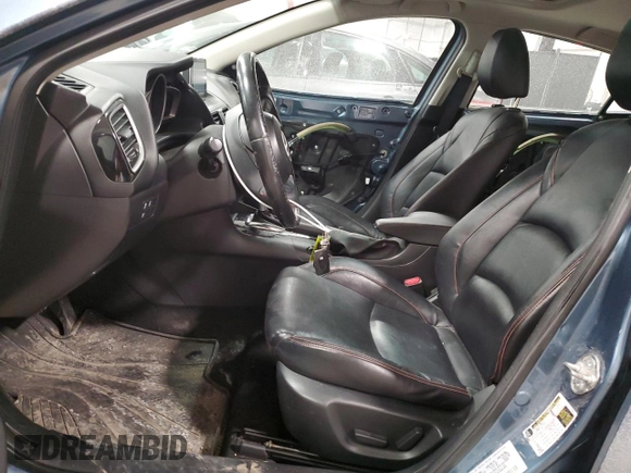 2014 Mazda 3 i Grand Touring with VIN JM1BM1M71E1216354, listed as a Copart auction lot 42301285 with 124,873 mi miles and Salvage Title. Bid and sale history available at DreamBid. Image 7.