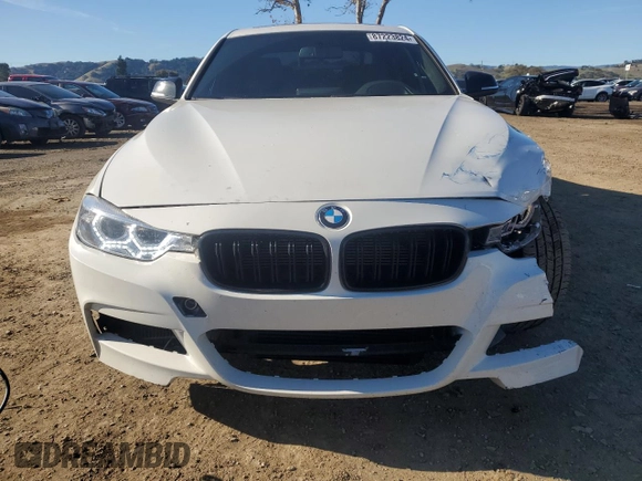 2012 BMW 3 Series 335i with VIN WBA3A9C59CF270736, listed as a Copart auction lot 87223824 with 124,700 mi miles and Salvage title. Bid and sale history available at DreamBid. Image 5.