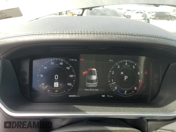 2018 Land Rover Range Rover HSE z VIN SALGS2SV4JA500860, wystawiony jako Copart lot #46641025 z przebiegiem 80 698 mil mil oraz Szkoda całkowita • Salvage title. Historia ofert i sprzedaży dostępna na DreamBid. Obrazek 9.