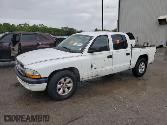 2004 Dodge Dakota Sport with VIN 1D7HL38K54S642635, listed as a Copart auction lot 47983595 with 105,825 mi miles and Salvage Title. Bid and sale history available at carsss.com. Image 1.
