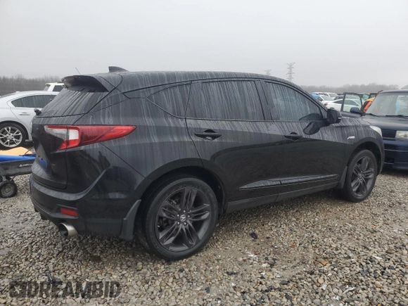 2019 Acura RDX w/A-Spec Pkg with VIN 5J8TC2H6XKL014340, listed as a Copart auction lot 82441563 with 81,474 mi miles. Bid and sale history available at carsss.com. Image 3.