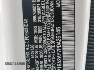 2023 Porsche Cayenne z VIN WP1BA2AY7PDA25145, wystawiony jako Copart lot #72027384 z przebiegiem 22 207 mil mil oraz Szkoda całkowita • Salvage title. Historia ofert i sprzedaży dostępna na DreamBid. Obrazek 14.