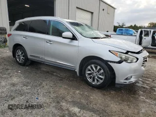 2013 Infiniti JX35 with VIN 5N1AL0MM5DC332332, listed as a Copart auction lot 75879244 with 159,209 mi miles and Salvage Title. Bid and sale history available at carsss.com. Image 4.