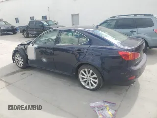 2010 Lexus IS 250 with VIN JTHCF5C27A5041511, listed as a Copart auction lot 57348775 with 125,096 mi miles and Salvage title. Bid and sale history available at DreamBid. Image 2.