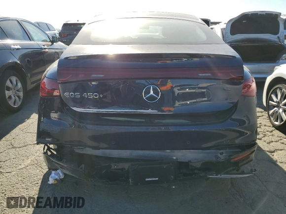 2022 Mercedes-Benz EQS with VIN W1KCG2DB1NA015422, listed as a Copart auction lot 61472114 with 13,429 mi miles and Salvage Title. Bid and sale history available at carsss.com. Image 6.