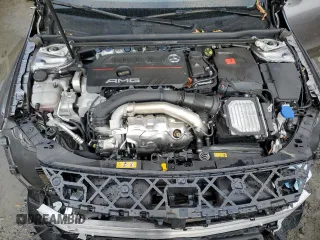 2025 Mercedes-Benz CLA with VIN W1K5J5BB7SN509299, listed as a Copart auction lot 80090914 with 1,677 mi miles and Salvage Title. Bid and sale history available at carsss.com. Image 11.