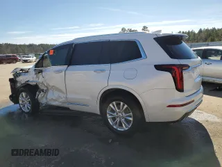 2021 Cadillac XT6 Luxury with VIN 1GYKPAR46MZ172366, listed as a Copart auction lot 42741985 with 33,800 mi miles and Salvage title. Bid and sale history available at DreamBid. Image 2.