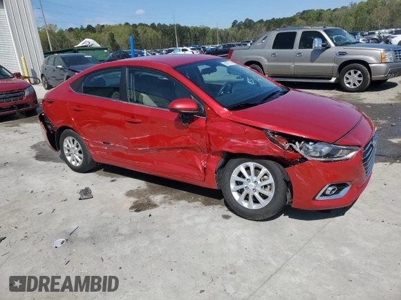 2022 Hyundai Accent SE with VIN 3KPC24A68NE180263, listed as a Copart auction lot 50977145 with 33,320 mi miles and Salvage Title. Bid and sale history available at DreamBid. Image 4.