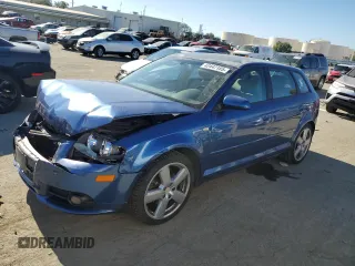 2008 Audi A3 S-Line with VIN WAUKD78P08A094763, listed as a Copart auction lot 42447185 with 118,902 mi miles and Salvage Title. Bid and sale history available at carsss.com. Image 1.