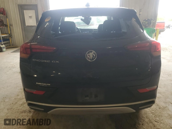 2020 Buick Encore GX Preferred with VIN KL4MMBS24LB115395, listed as a Copart auction lot 55334085 with 72,131 mi miles and Salvage title. Bid and sale history available at DreamBid. Image 6.