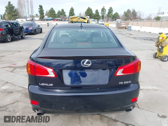 2009 Lexus IS 250 with VIN JTHBK262195104051, listed as a IAAI auction lot 41560910 with 222,113 mi miles. Bid and sale history available at carsss.com. Image 16.