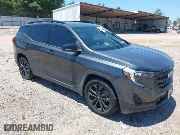 2021 GMC Terrain SLE with VIN 3GKALMEV5ML337302, listed as a IAAI auction lot 39609961 with 72,042 mi miles and . Bid and sale history available at carsss.com. Image 1.