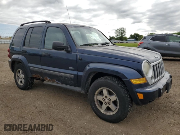 2007 Jeep Liberty Sport z VIN 1J4GL48K37W580719, wystawiony jako Copart lot #57618765 z przebiegiem 166 388 mil mil oraz Czysty tytuł • Clean title. Historia ofert i sprzedaży dostępna na DreamBid. Obrazek 4.