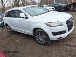 2013 Audi Q7 3.0T Premium Plus with VIN WA1LGAFE1DD004407, listed as a IAAI auction lot 41520086 with 196,557 mi miles. Bid and sale history available at carsss.com. Image 1.