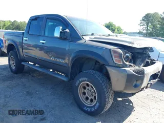 2005 Nissan Titan LE with VIN 1N6AA07B55N555963, listed as a IAAI auction lot 42137571 with Not provided miles and . Bid and sale history available at DreamBid. Image 1.