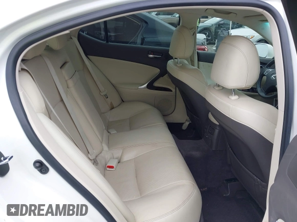 2012 Lexus IS 250 with VIN JTHBF5C26C5170533, listed as a IAAI auction lot 42020810 with 161,611 mi miles and . Bid and sale history available at DreamBid. Image 8.