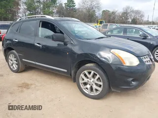 2012 Nissan Rogue S with VIN JN8AS5MT3CW256381, listed as a IAAI auction lot 41539784 with 185,851 mi miles. Bid and sale history available at carsss.com. Image 1.