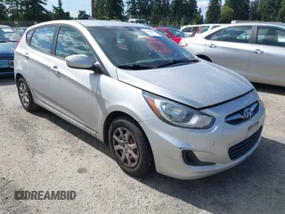 2014 Hyundai Accent GS with VIN KMHCT5AE4EU181241, listed as a IAAI auction lot 42662445 with 176,563 mi miles and . Bid and sale history available at DreamBid. Image 1.
