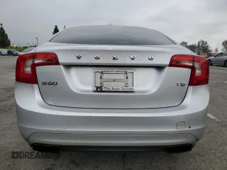 2014 Volvo S60 T5 with VIN YV1612FS4E1292856, listed as a Copart auction lot 50951795 with 121,283 mi miles and Salvage Title. Bid and sale history available at carsss.com. Image 6.
